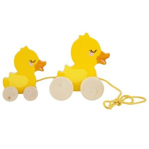 Sunnylife Push And Pull Toy Duck Family