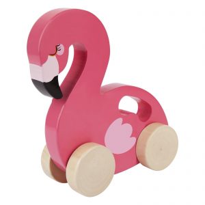 Sunnylife Push And Pull Toy Flamingo