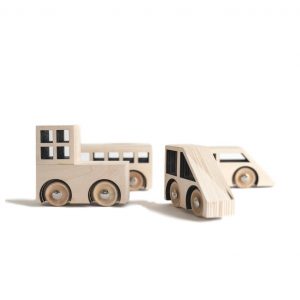 Kolekto by Stories in Structures Auto Wooden Car Set