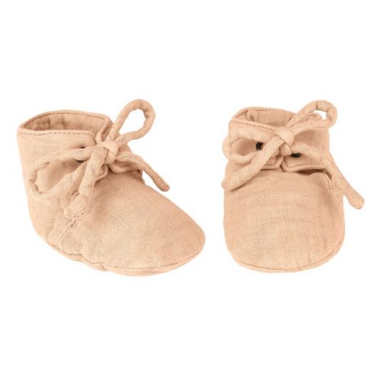 Numero 74 Yoghi Baby Shoes Slippers Pale Peach - Leo & Bella