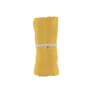 nobodinoz Baby Love Swaddle Farniente Yellow