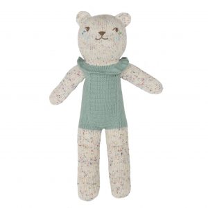 BlaBla Kids Knit Doll Tweedy Bear Blueberry Big