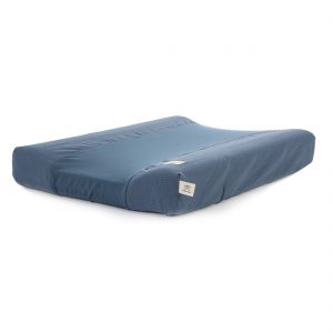 nobodinoz Calma Honeycomb Changing Mat Cushion & Cover Night Blue