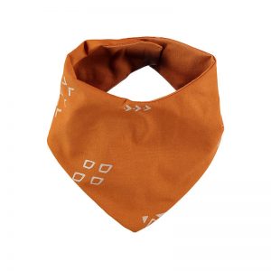 nobodinoz Lucky Bandana Bib Gold Secret Sunset