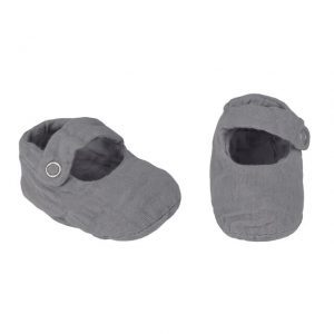 Numero 74 Sissi Baby Mary Jane Slippers Stone Grey