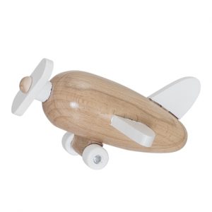 Bloomingville Mini Toy Plane Small White / Natural