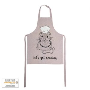 Bloomingville Mini Apron Mouse Chef Pink