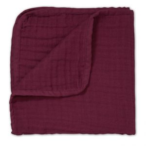 Cam Cam Baby Organic Blanket Muslin 4 Layer Bordeaux