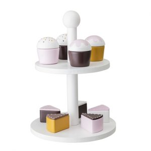 Bloomingville Mini Tiered Toy Cupcake & Cake Stand Set of 10