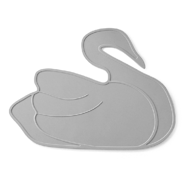 Lille Vilde Placemat Swan Grey