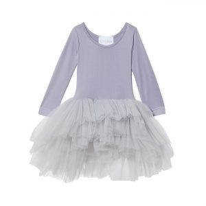 Plum NYC B.F.F Long Sleeve Tutu Meghan Light Grey