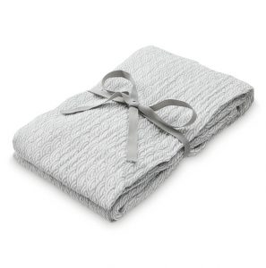 Cam Cam Organic Swaddle Printed Light Grey Wave