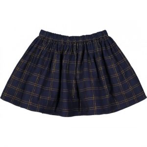 Louis Louise AW18 Girl Minette Skirt Navy / Gold