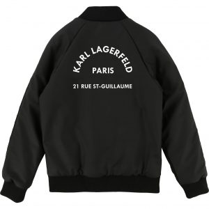 Karl Lagerfeld Kids AW18 Skool Team Jacket Black
