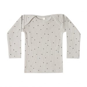 Quincy Mae Ribbed Lap Long Sleeve Tee Dove