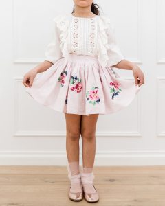 Petite Amalie AW19 Embriodered Skirt