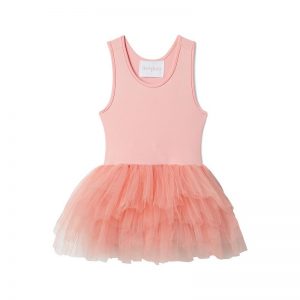 Plum NYC B.A.E Racer Back Tutu Bess Coral