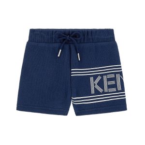 Kenzo Kids Kenzo Paris Shorts Navy Blue