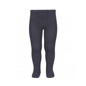 Condor Ribbed Tights Anthracite