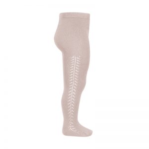Condor Side Openwork Tights Old Rose