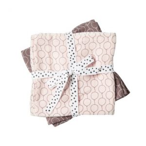 Done By Deer Swaddle 2 Pack Balloon Powder Pink