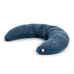 nobodinoz Luna Maternity Pillow Gold Stella Night Blue