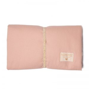 nobodinoz Mozart Waterproof Changing Pad Misty Pink