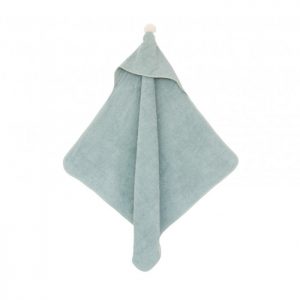 nobodinoz So Cute Baby Bath Cape Green