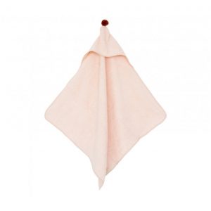 nobodinoz So Cute Baby Bath Cape Pink