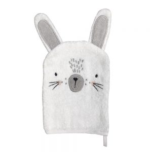 Mister Fly Wash Mitt Bunny White