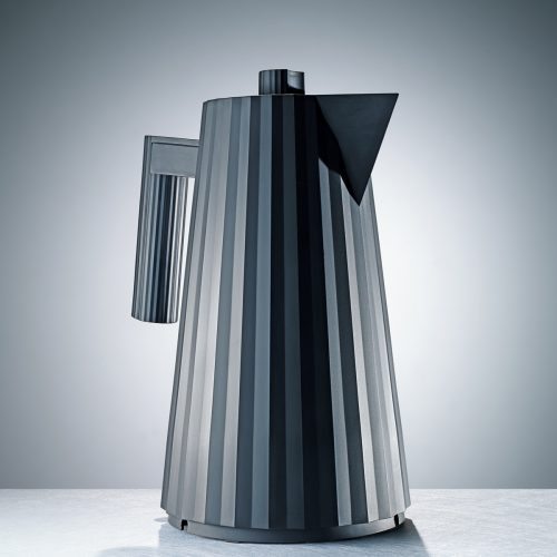 Alessi Plisse Electric Water Kettle Black Leo & Bella