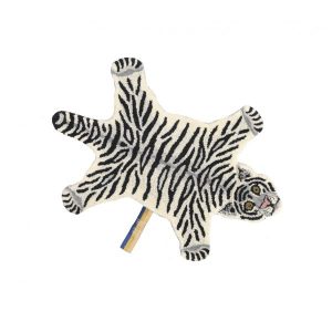 Doing Goods Snowy Tiger Rug Small