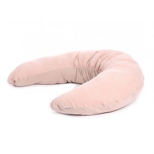 nobodinoz Luna Maternity Pillow White Bubble / Misty Pink
