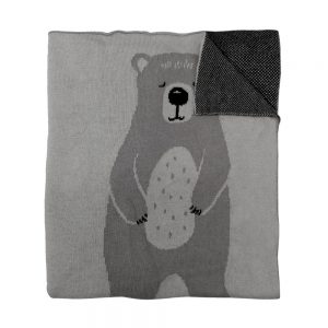 Mister Fly Knitted Blanket Bear