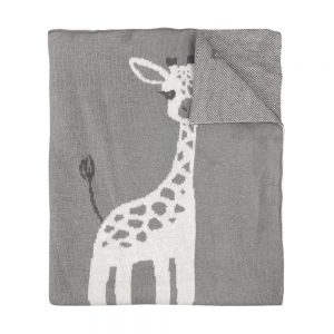 Mister Fly Knitted Blanket Giraffe