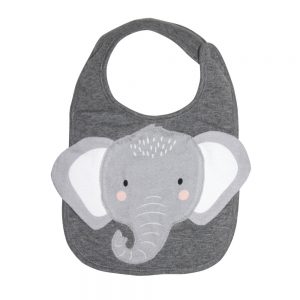 Mister Fly Bib Elephant Grey