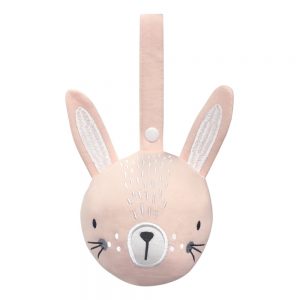 Mister Fly Rattle Ball Pink Bunny