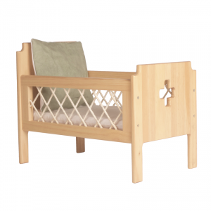 Such Great Heights The Florence Dolls Cot + Bedding Sage