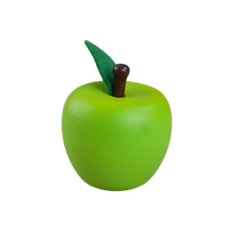 Wooden Toy Fruit - Apple - Leo &amp; Bella