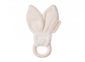 nobodinoz Bunny Teether Ring Natural