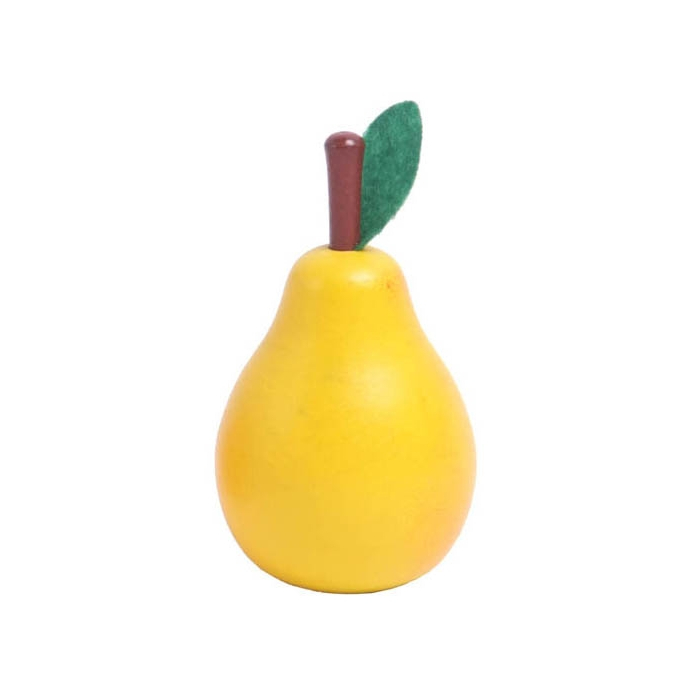 Wooden Toy Fruit - Pear - Leo &amp; Bella