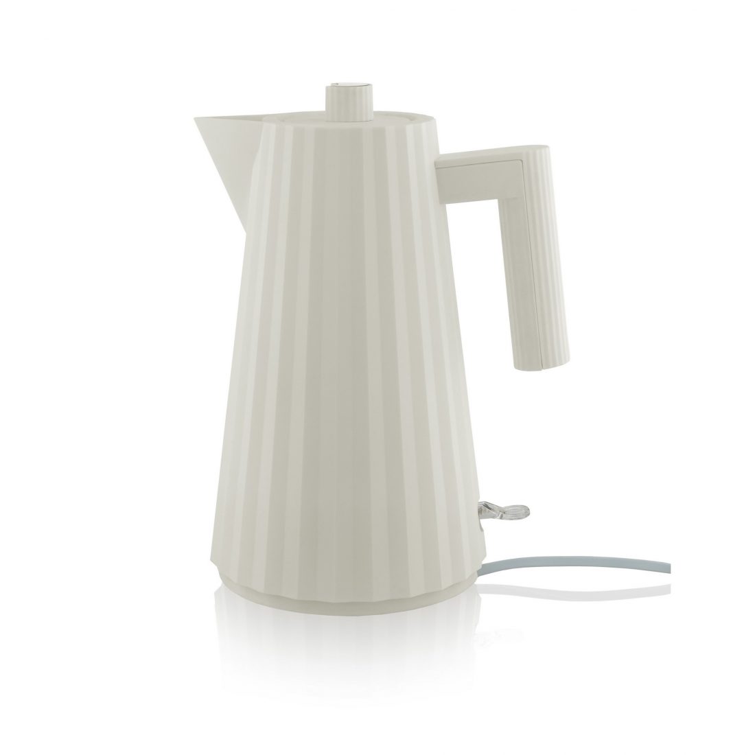 Alessi Plisse Electric Water Kettle White - Leo & Bella