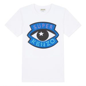 Kenzo Kids AW19 T-Shirt 'Super Kenzo' Optic Eye White