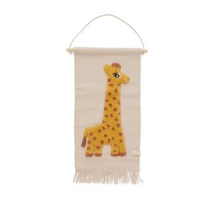 OYOY Wallhanger Giraffe Rose