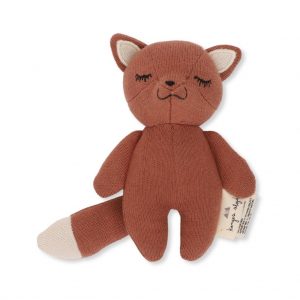 Konges Sløjd Doll Rattle Mini Fox Toffee