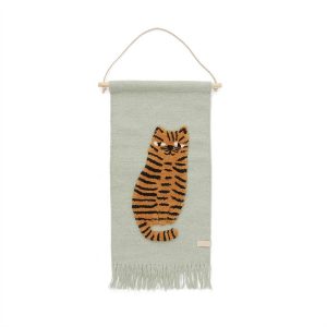 OYOY Wallhanger Tiger Green