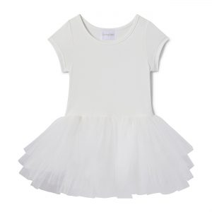 Plum NYC Bestie Short Sleeve T-Shirt Tutu Lucy White