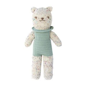 BlaBla Kids Knit Doll Tweedy Bear Blueberry Mini