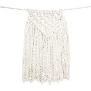 Numero 74 Garland Bunting Macrame Natural