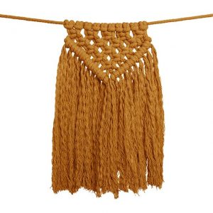 Numero 74 Garland Bunting Macrame Gold